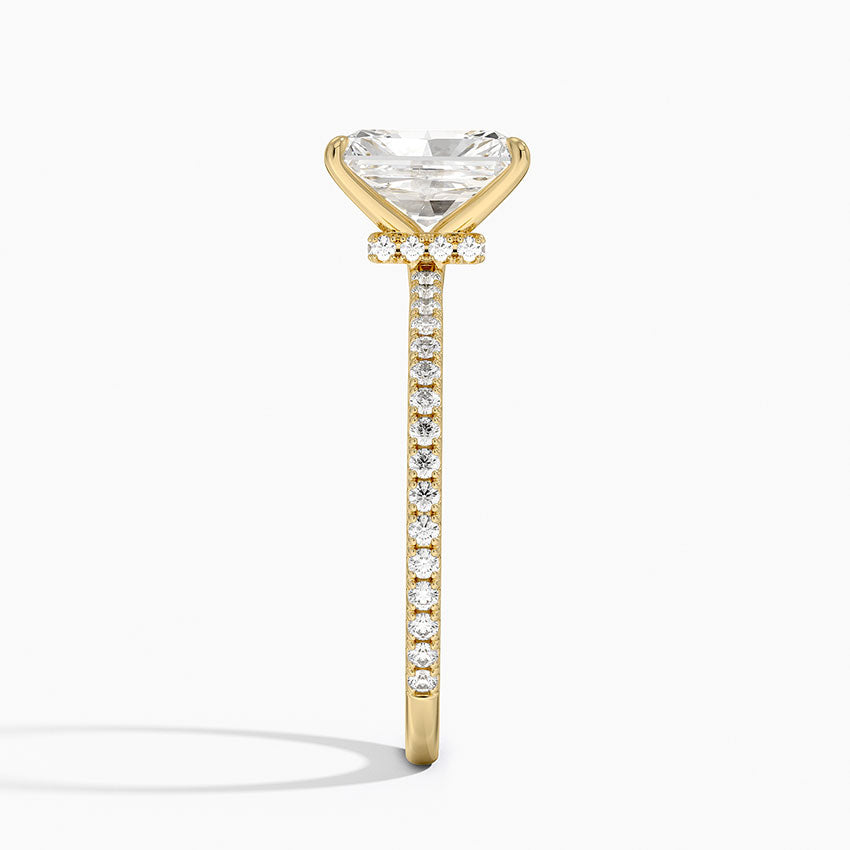 Bellagio Lab-Grown Diamond Ring - Yellow Gold - 1.5 ct - Side 2