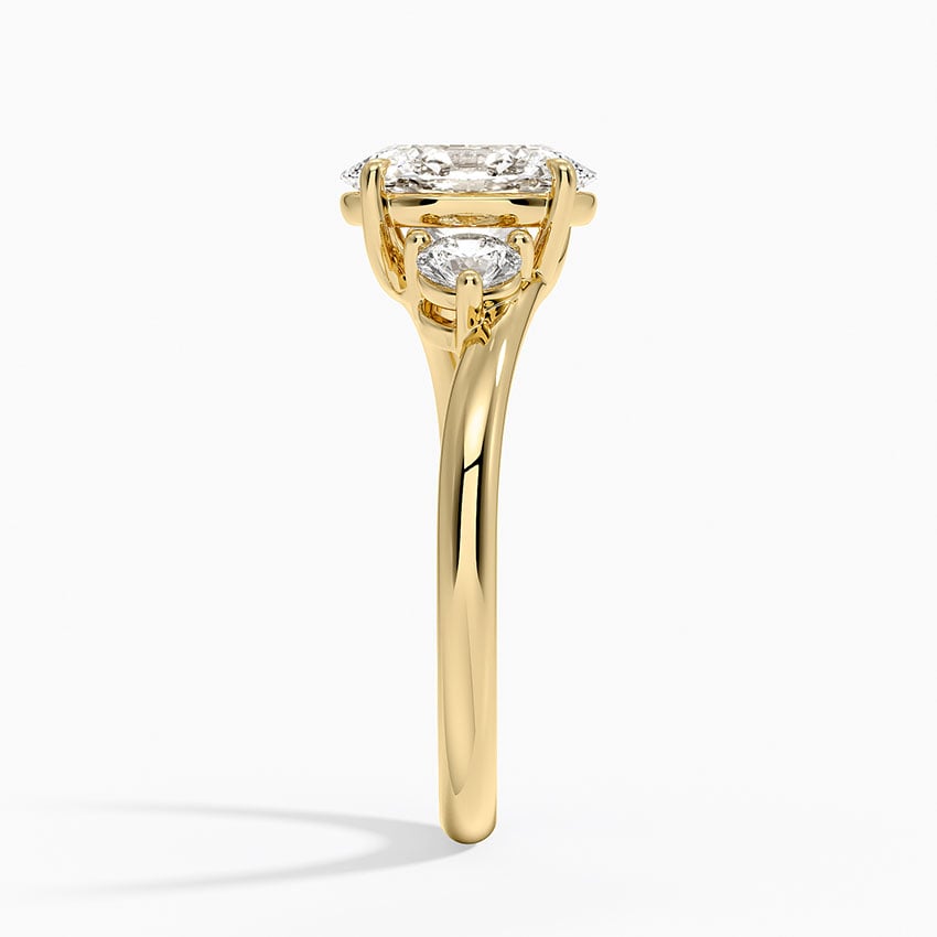 Kauai Lab-Grown Diamond Ring - Yellow Gold - 1.5 ct - Side 2