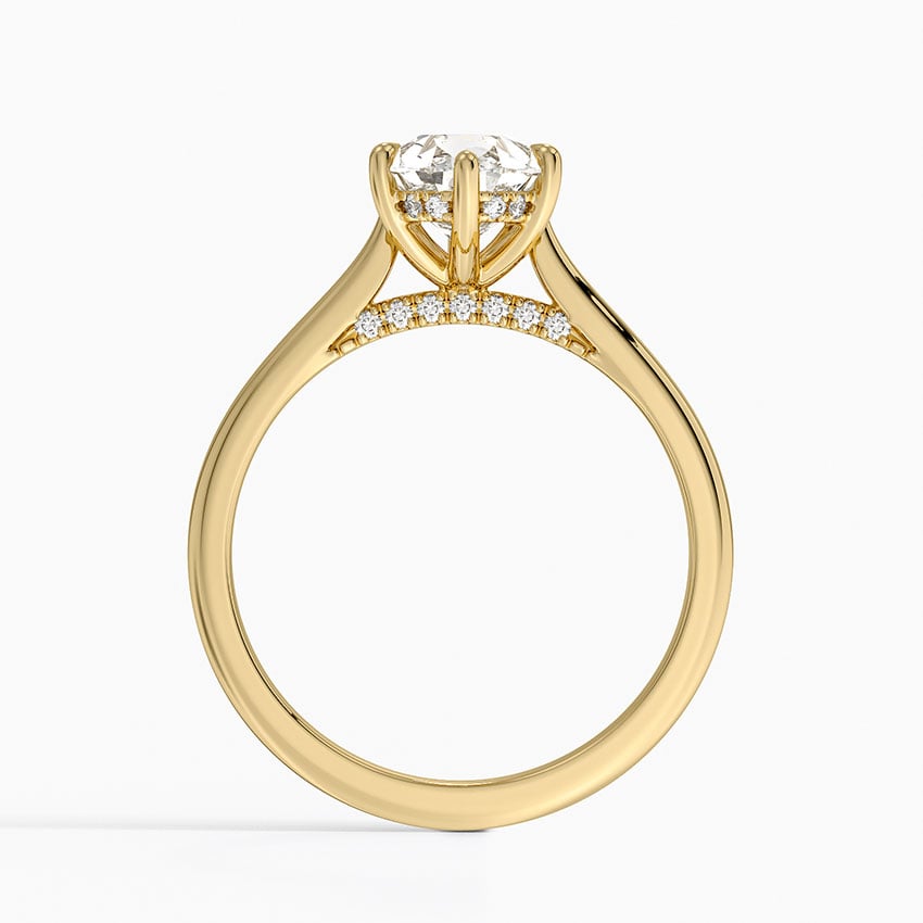 Maui Lab-Grown Diamond Ring - Yellow Gold - 1.5 ct - Side 2