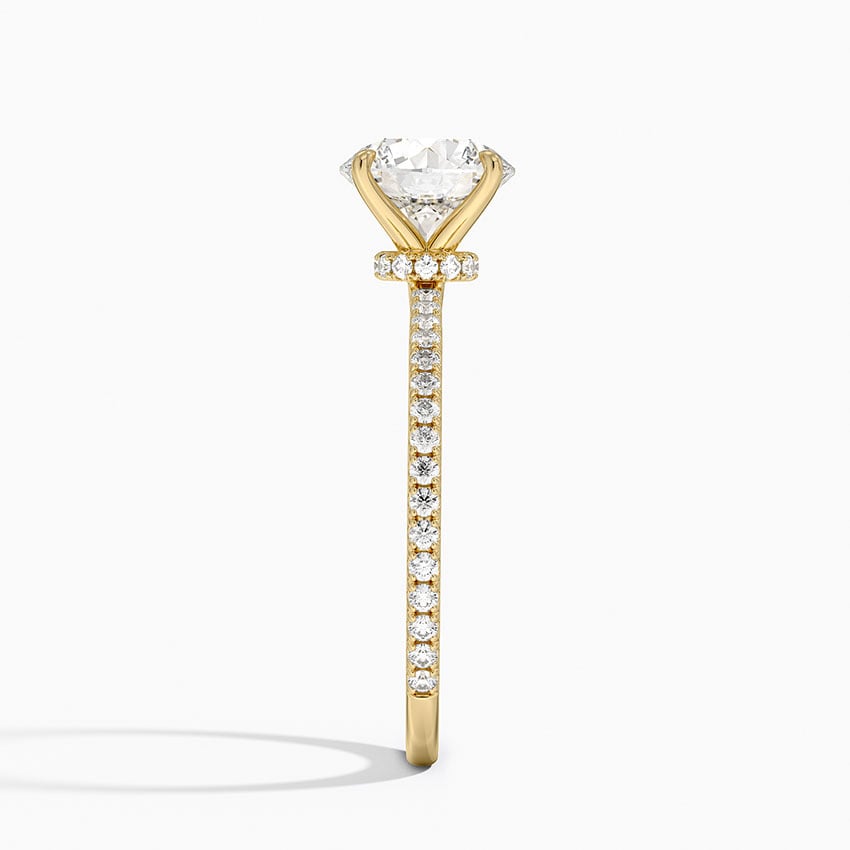 Ravello Lab-Grown Diamond Ring - Yellow Gold - 1.5 ct - Side 2