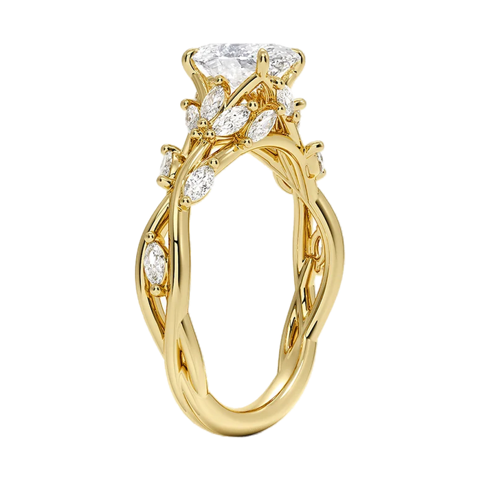 The Capri ring, side profile