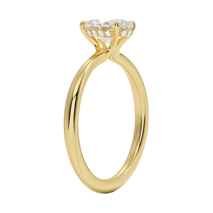 The Carmel ring, side profile