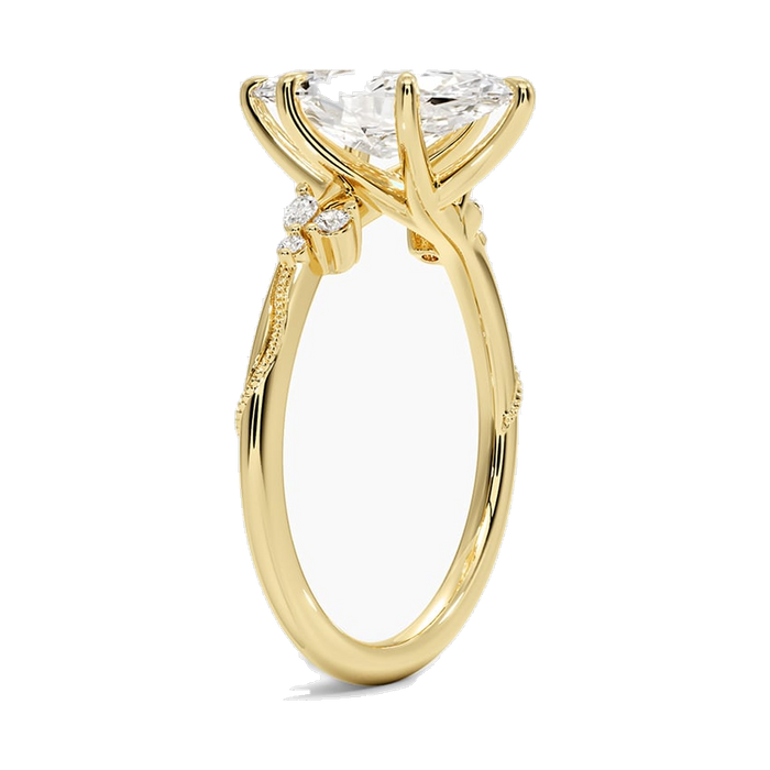 The Newport ring, side profile