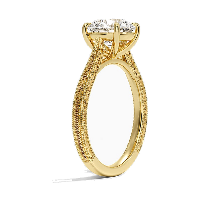 The Okinawa ring, side profile