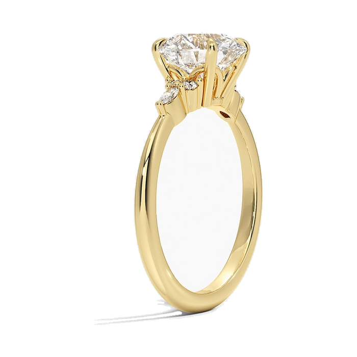 The Sorrento ring, side profile
