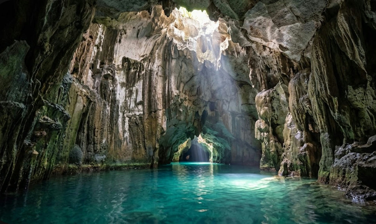 Fiji, The Lit Caves