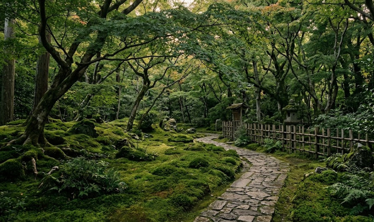 Kyoto, The Moss Beneath the Maples