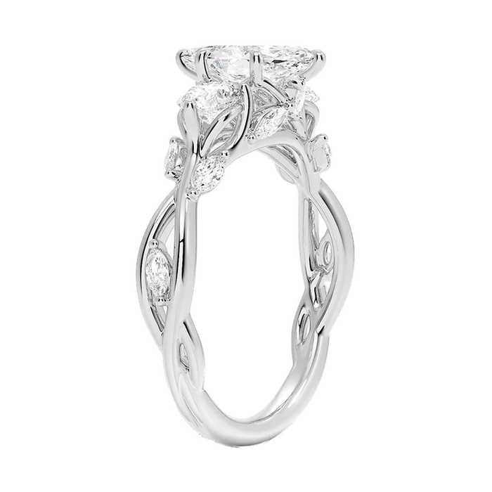 The Amalfi ring, side profile
