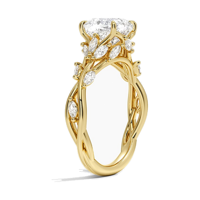 The Sicily ring, side profile