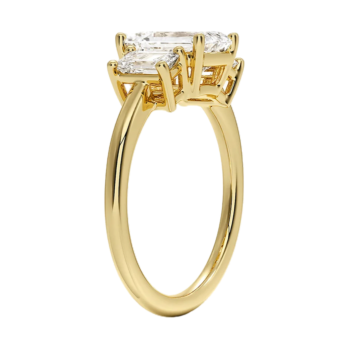 The St. Moritz ring, side profile