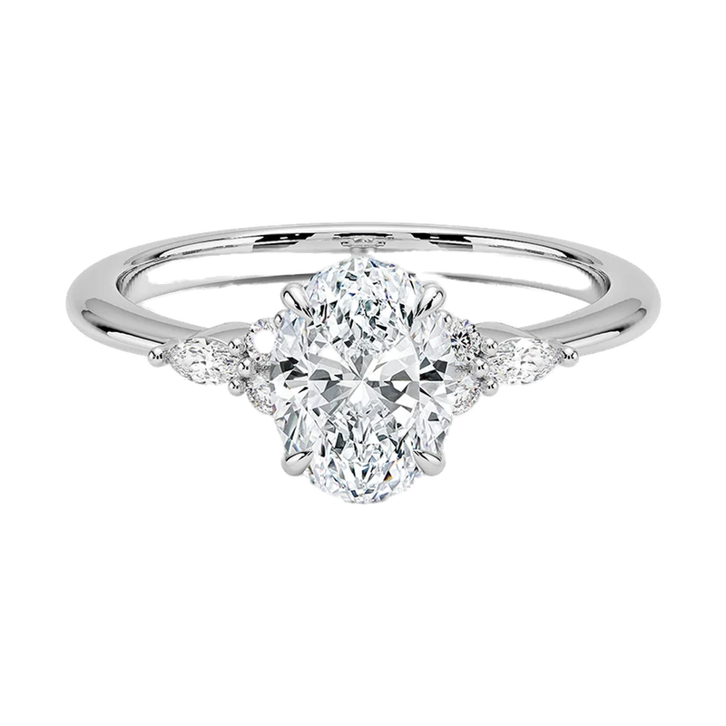 Aspen Diamond Ring - White Gold - Product Image 01