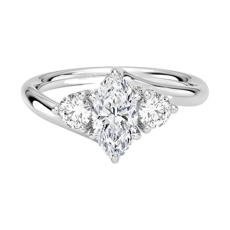 Portofino Diamond Ring - White Gold - Product Image 01